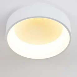 hofstein Éclairage Led|Plafonnier Kampala LED Blanc, 1 lumière