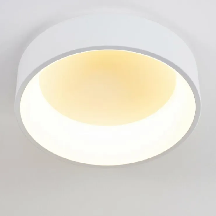 hofstein Éclairage Led|Plafonnier Kampala LED Blanc, 1 lumière