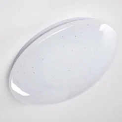 hofstein Éclairage Led|Plafonnier Kendal LED Blanc, 1 lumière, Télécommandes, Changeur de couleurs
