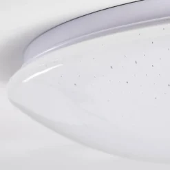 hofstein Éclairage Led|Plafonnier Kendal LED Blanc, 1 lumière, Télécommandes, Changeur de couleurs