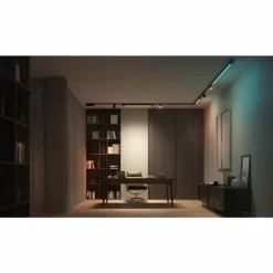 Plafonnier Kit de base Philips Hue Perifo LED Noir, 4 lumières, Changeur de couleurs