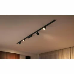 Plafonnier Kit de base Philips Hue Perifo LED Noir, 4 lumières, Changeur de couleurs