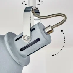 hofstein Spots Et Projecteurs|Plafonnier Koppom Bleu, Gris, 2 lumières