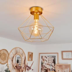 hofstein Plafonniers|Plafonnier Koulamon Laiton, 1 lumière