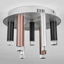 hofstein Éclairage Led|Plafonnier Krachang LED Aluminium, 1 lumière