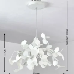 hofstein Suspensions|Plafonnier Kuumu Blanc, 1 lumière