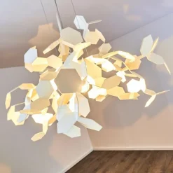hofstein Suspensions|Plafonnier Kuumu Blanc, 1 lumière