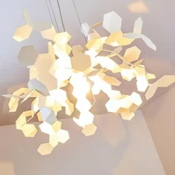 hofstein Suspensions|Plafonnier Kuumu Blanc, 1 lumière