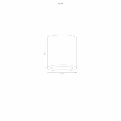 Plafonnier LCD Typ 065 Gris, 1 lumière