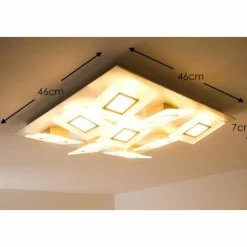 Luminaires Bopp Éclairage Led|Plafonnier LED Bopp FRAME Aluminium, 9 lumières