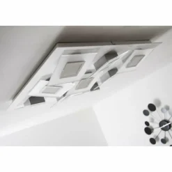 Luminaires Bopp Éclairage Led|Plafonnier LED Bopp FRAME Aluminium, 9 lumières