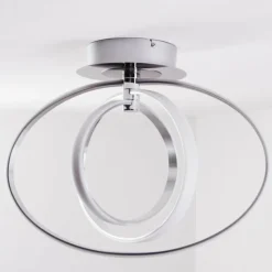 Luminaires Trio Éclairage Led|Plafonnier LED Trio Corland Chrome, 1 lumière