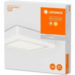 Luminaires Ledvance Éclairage Led|Plafonnier LEDVANCE CLICK WHITE Blanc, 1 lumière