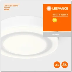 Luminaires Ledvance Éclairage Led|Plafonnier LEDVANCE CLICK Blanc, 1 lumière