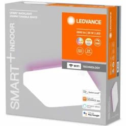 Plafonnier LEDVANCE Decorative Blanc, 1 lumière, Changeur de couleurs
