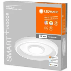 Plafonnier LEDVANCE Decorative Blanc, 1 lumière