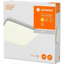 Luminaires Ledvance Éclairage Led|Plafonnier LEDVANCE ORBIS Blanc, 1 lumière, Détecteur de mouvement