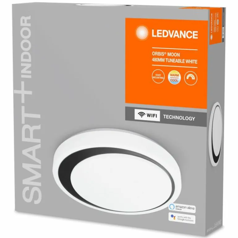 Plafonnier LEDVANCE ORBIS Noir, 1 lumière