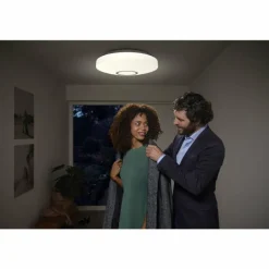 Plafonnier LEDVANCE ORBISKITE Blanc, 1 lumière, Changeur de couleurs