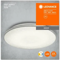 Luminaires Ledvance Éclairage Led|Plafonnier LEDVANCE ORBIS® Blanc, 1 lumière