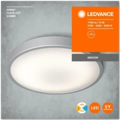 Luminaires Ledvance Éclairage Led|Plafonnier LEDVANCE ORBIS® Blanc, 1 lumière
