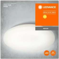 Luminaires Ledvance Éclairage Led|Plafonnier LEDVANCE ORBIS® Blanc, 1 lumière