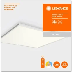 Luminaires Ledvance Éclairage Led|Plafonnier LEDVANCE PLANON Blanc, 1 lumière, Télécommandes