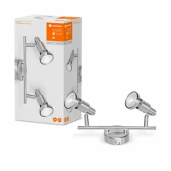 Luminaires Ledvance Éclairage Led|Plafonnier LEDVANCE SPOT Argenté, 2 lumières