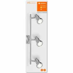 Luminaires Ledvance Éclairage Led|Plafonnier LEDVANCE SPOT Argenté, 3 lumières