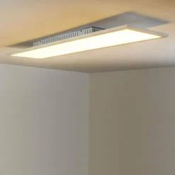 hofstein Éclairage Led|Plafonnier Lerum LED Blanc, 1 lumière, Télécommandes
