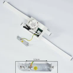 hofstein Éclairage Led|Plafonnier Letala LED Blanc, 2 lumières