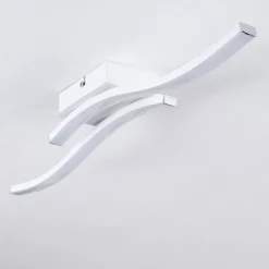 hofstein Éclairage Led|Plafonnier Letala LED Blanc, 2 lumières