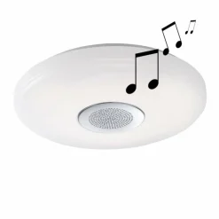 Luminaires Leuchten Direkt Éclairage Led|Plafonnier Leuchten Direkt PELVO LED Blanc, 1 lumière, Télécommandes, Changeur de couleurs