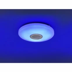 Luminaires Leuchten Direkt Éclairage Led|Plafonnier Leuchten Direkt PELVO LED Blanc, 1 lumière, Télécommandes, Changeur de couleurs