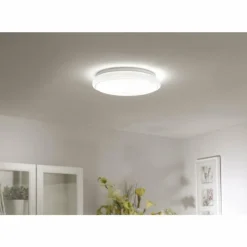 Luminaires Leuchten Direkt Éclairage Led|Plafonnier Leuchten Direkt JUPITER LED Blanc, 1 lumière
