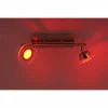 Luminaires Leuchten Direkt Éclairage Led|Plafonnier Leuchten Direkt LOLA-MIKE LED Acier inoxydable, 2 lumières, Télécommandes, Changeur de couleurs