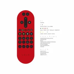 Luminaires Leuchten Direkt Éclairage Led|Plafonnier Leuchten Direkt LOLA-MIKE LED Acier inoxydable, 4 lumières, Télécommandes, Changeur de couleurs