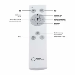 Luminaires Leuchten Direkt Éclairage Led|Plafonnier Leuchten Direkt JONAS LED Blanc, 1 lumière, Télécommandes
