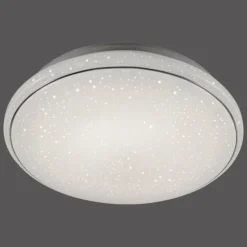 Luminaires Leuchten Direkt Éclairage Led|Plafonnier Leuchten Direkt JUPITER LED Blanc, 1 lumière, Télécommandes