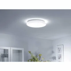 Luminaires Leuchten Direkt Éclairage Led|Plafonnier Leuchten Direkt JUPITER LED Blanc, 1 lumière, Télécommandes