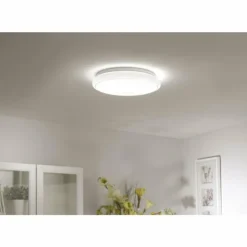 Luminaires Leuchten Direkt Éclairage Led|Plafonnier Leuchten Direkt JUPITER LED Blanc, 1 lumière, Télécommandes