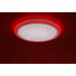 Luminaires Leuchten Direkt Éclairage Led|Plafonnier Leuchten Direkt LUISA LED Blanc, 1 lumière, Télécommandes, Changeur de couleurs