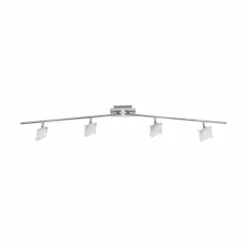 Luminaires Leuchten Direkt Spots Et Projecteurs|Plafonnier Leuchten Direkt Tony LED Chrome, Nickel mat, 4 lumières