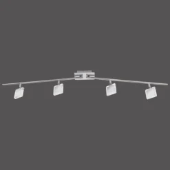 Luminaires Leuchten Direkt Spots Et Projecteurs|Plafonnier Leuchten Direkt Tony LED Chrome, Nickel mat, 4 lumières