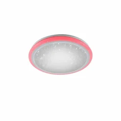 Luminaires Leuchten Direkt Éclairage Led|Plafonnier Leuchten Direkt Luisa LED Blanc, 2 lumières, Télécommandes, Changeur de couleurs