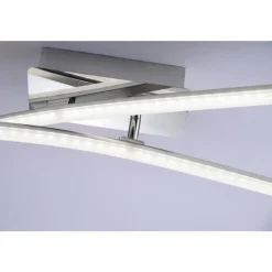Luminaires Leuchten Direkt Éclairage Led|Plafonnier Leuchten Direkt Simon LED Chrome, 2 lumières