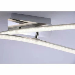 Luminaires Leuchten Direkt Éclairage Led|Plafonnier Leuchten Direkt Simon LED Chrome, 2 lumières