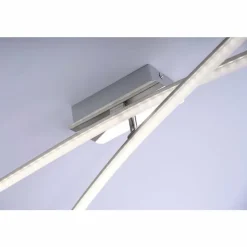 Luminaires Leuchten Direkt Éclairage Led|Plafonnier Leuchten Direkt Simon LED Chrome, 2 lumières