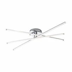 Luminaires Leuchten Direkt Éclairage Led|Plafonnier Leuchten Direkt Simon LED Chrome, 3 lumières