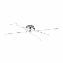 Luminaires Leuchten Direkt Éclairage Led|Plafonnier Leuchten Direkt Simon LED Chrome, 3 lumières